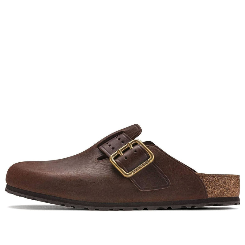 BirkenstockBoston Bold Leather Narrow Fit 'Roast'