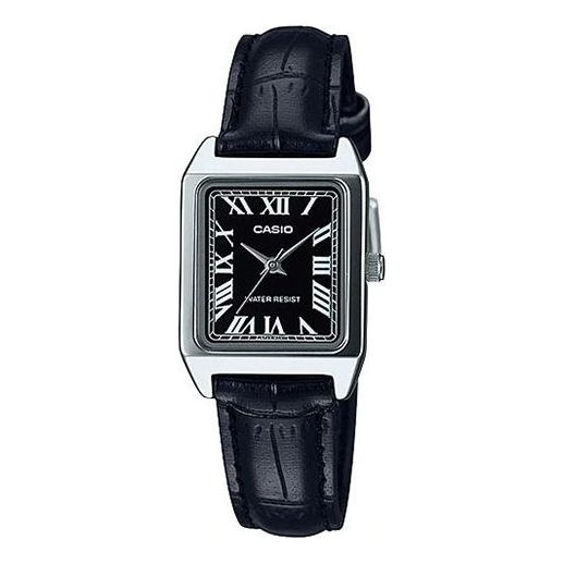 CASIOVintage Style Square Red Squarees Quartz Black Analog