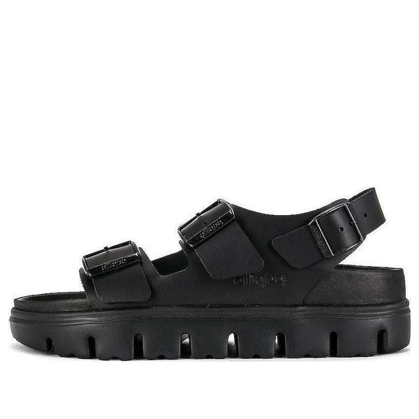 Birkenstock(WMNS)  Milano Chunky Leather 'Black'