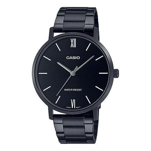 CASIOCasio Dress Classic Minimalistic Analog Steel Strap Watch 'Black'