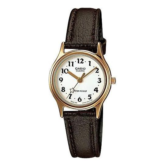 CASIOQuartz Watch Antimagnetic Leather Strap