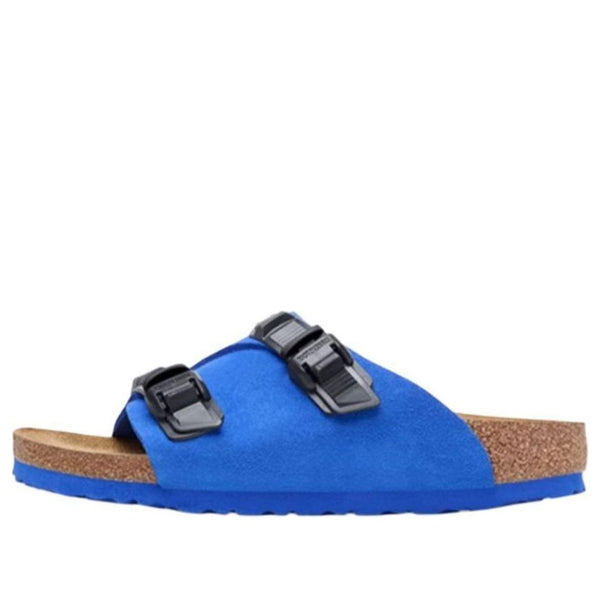 Birkenstock(WMNS)  Zrich Tech Suede Leather Narrow Fit Sandals 'Blue'