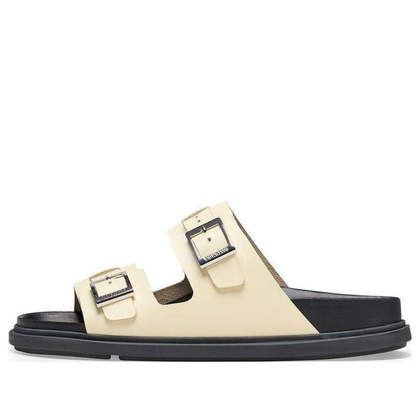 Birkenstock(WMNS)  St Barths Natural Leather Narrow Fit 'Butter'
