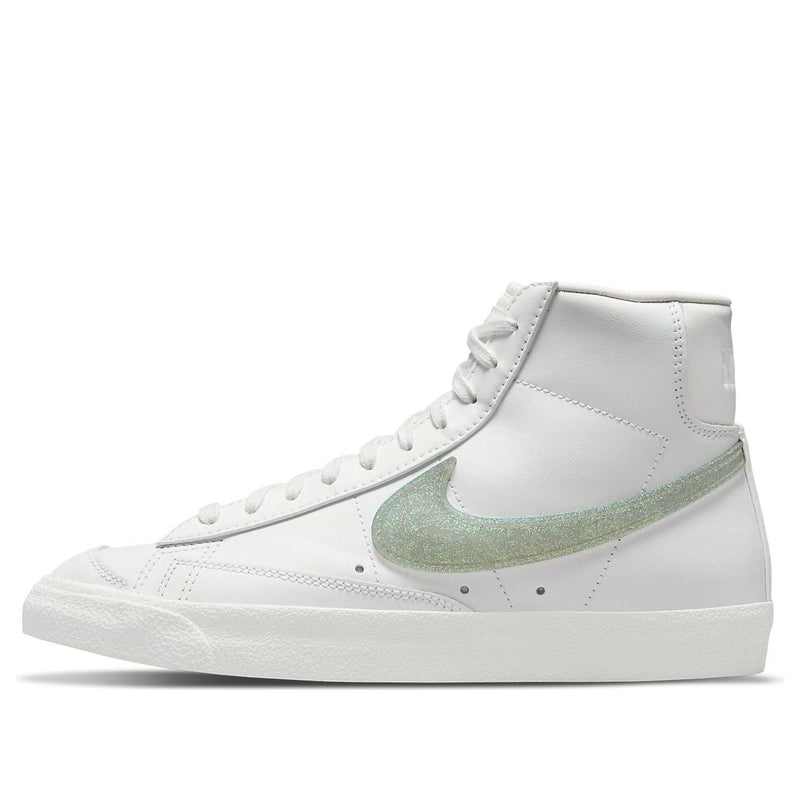 Nike(WMNS)  Blazer Mid '77 Essential 'Glitter Swoosh - Dusty Sage'