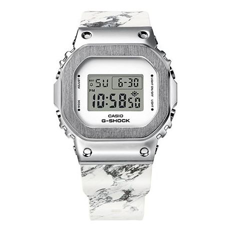 CASIOG-Shock Digital 'White SIlver'