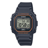 CASIORetro Waterproof Classic Small Cube Brown Watch 50m Waterproof Resin Strap Black Analog