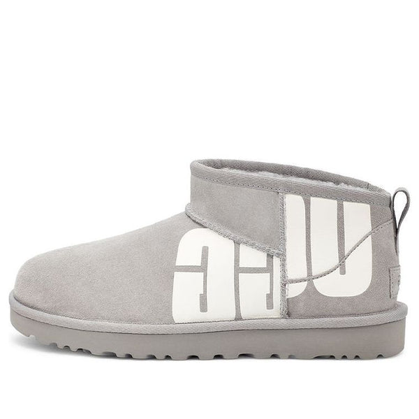 UGG(WMNS)  Classic Ultra Mini Chopd 'Light Grey'