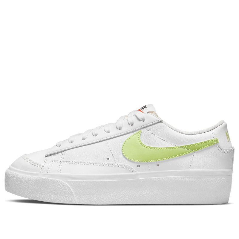 Nike(WMNS)  Blazer Low Platform 'White Light Lemon Twist'