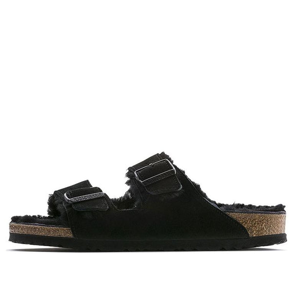 BirkenstockArizona Fleece Lined Shoe Version Black Unisex