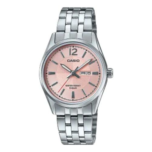 CASIOCasio Retro Fashion Casual Analog Watch 'Silver Rose Pink'