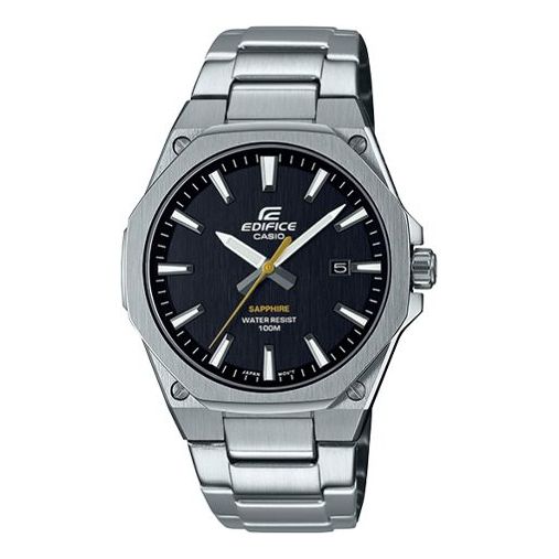CASIOMale EDIFICE Japan / South Korea Fashion Black Dial Mens Black Analog