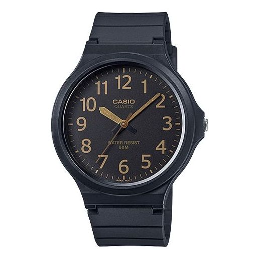 CASIOQuartz Waterproof Mens Black Analog