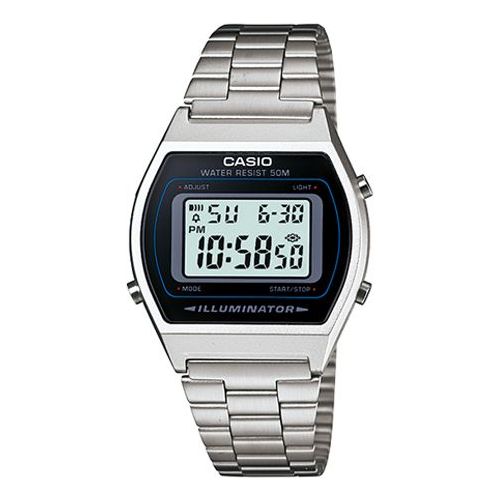 CASIOQuartz Waterproof Analog Mens Silver Digital