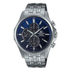CASIOWaterproof EDIFICE Sapphire Crystal Blue Gradient Mens Blue Analog