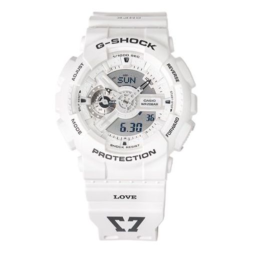 CASIOG-Shock Analog-Digital 'White'