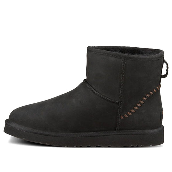 UGGClassic Mini Deco Snow Boots 'Black Grey'