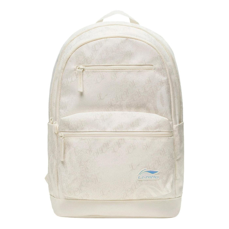 Li-NingGraphic Backpack 'Beige'