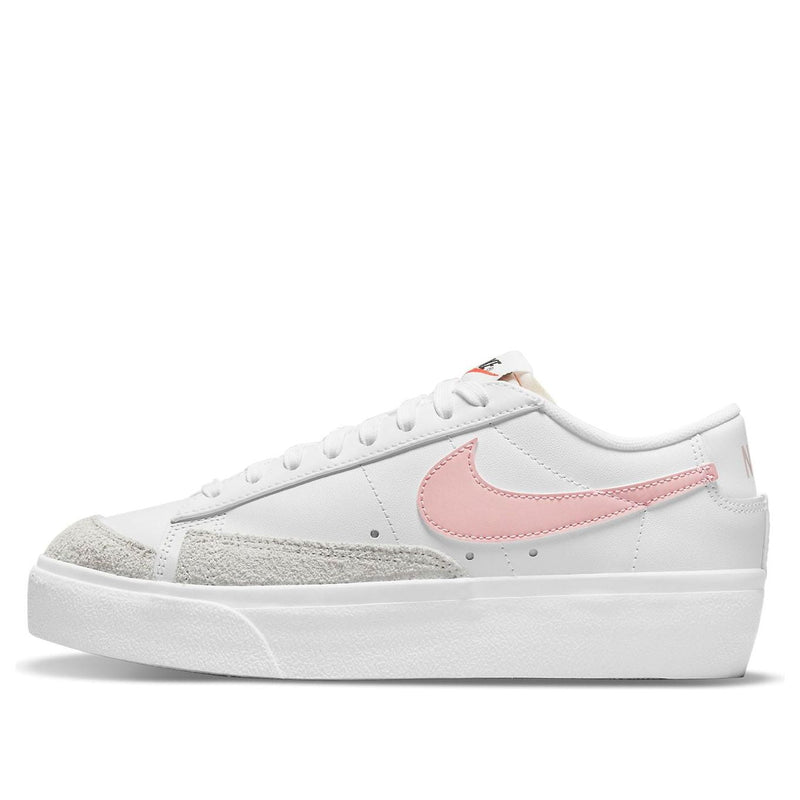 Nike(WMNS)  Blazer Low Platform 'White Pink Glaze'