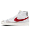 NikeBlazer Mid '77 'White Sail Gym Red'