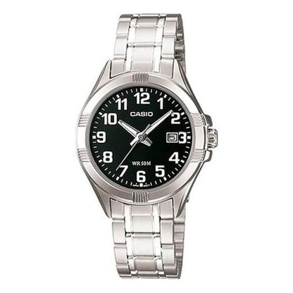 CASIOQuartz Waterproof Black Analog