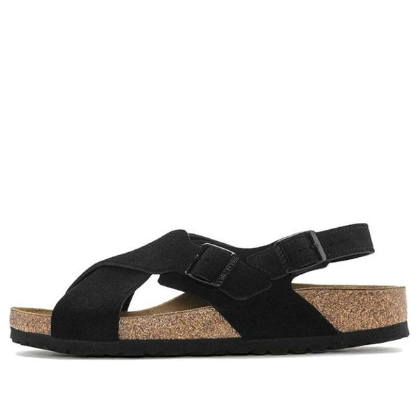 BirkenstockTulum Suede Leather Narrow Fit Sandals 'Black'