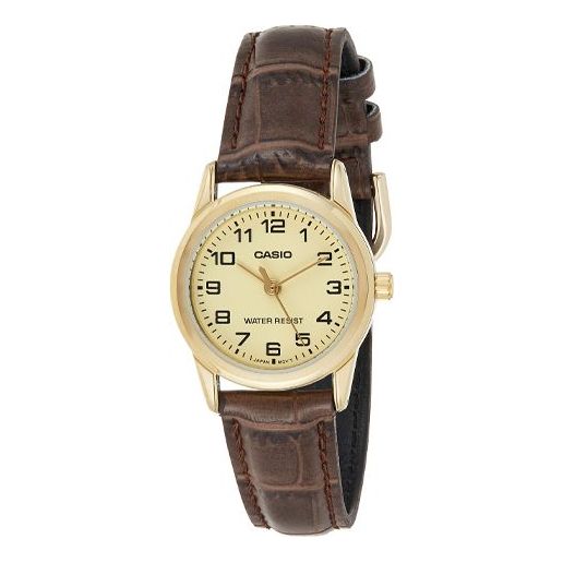 CASIOQuartz Waterproof Gold Analog