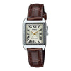CASIOVINTAGE Series Gold Strap Small Casual Retro Literature and Art Small TANK quartz Brown Analog