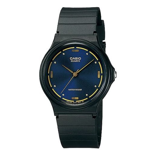 CASIOBlue DialBlack Strap Unisex Blue DialBlack Strap BlueBlack Analog