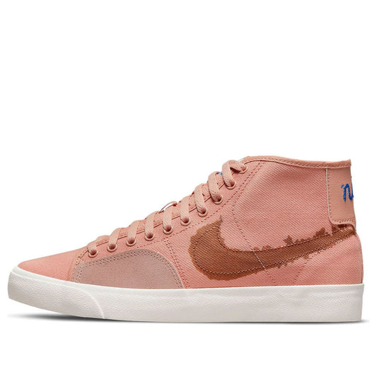 NikeBlazer Court Mid Premium SB 'Rose Whisper Burnt Sienna'