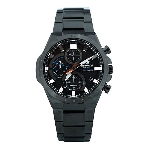 CASIOCasio Edifice Classic Solar Powered Analog Watch 'Black Sapphire Crystal'
