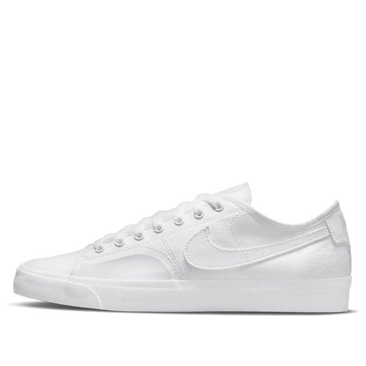 NikeBlazer Court SB 'Triple White'
