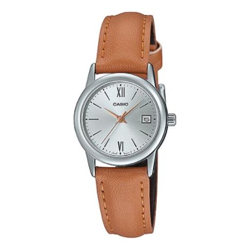 CASIODRESS Series Quartz Brown Orange Brown Brown Analog