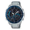 CASIOCasio Edifice Waterproof Analog-Digital Watch 'Silver Marine Blue'