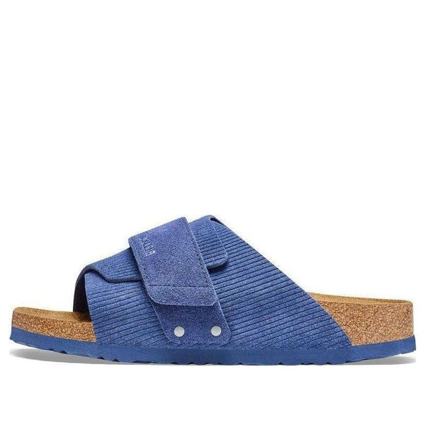 BirkenstockKyoto Suede Embossed Narrow Fit 'Corduroy Indigo'