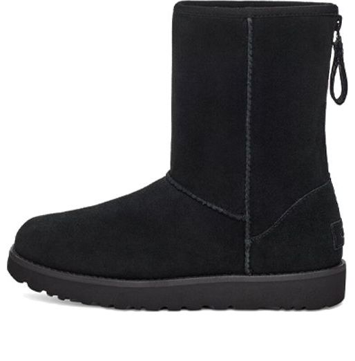 UGG(WMNS)  W Classic Short Logo Zip 'Black'