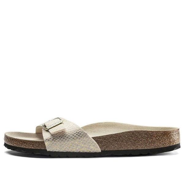 BirkenstockMadrid Narrow Fit Sandals 'Gold Python'