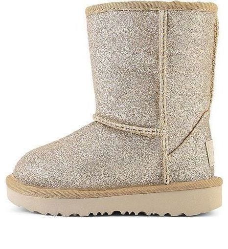 UGGClassic Short II Glitter (Big Kids) Gold