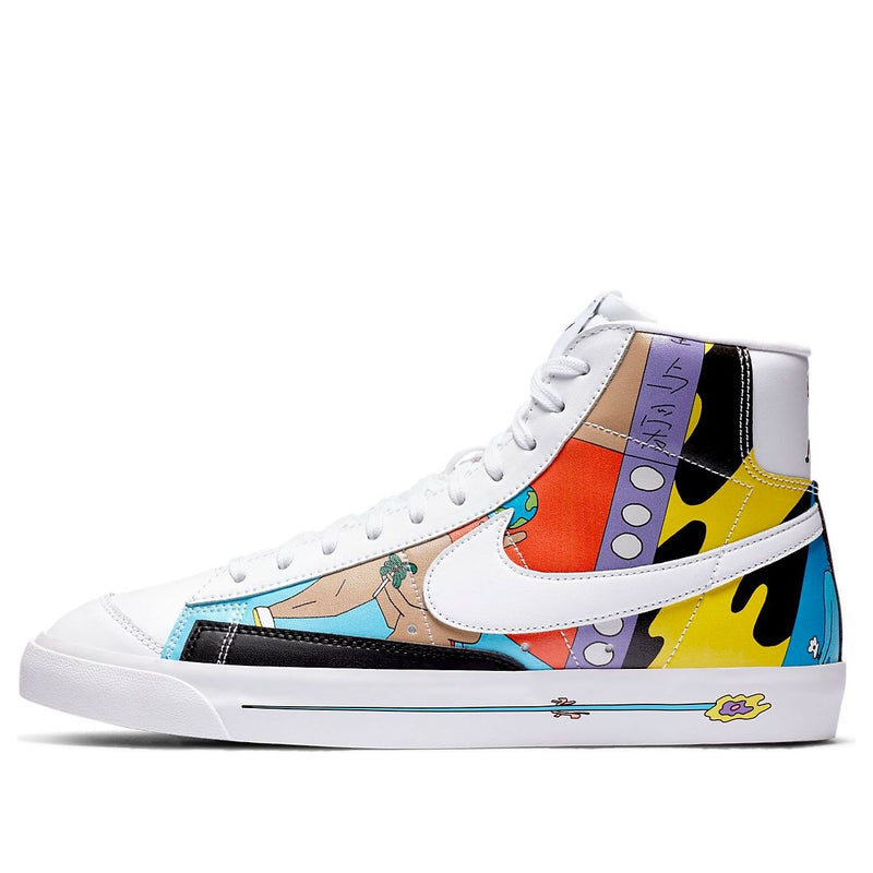 Nikex Blazer Mid 77 Flyleather 'White'