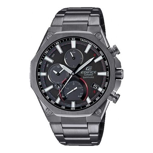 CASIOMen's  Edifice Bluetooth Solar Energy Watch Solar Powered Mens Gray Analog