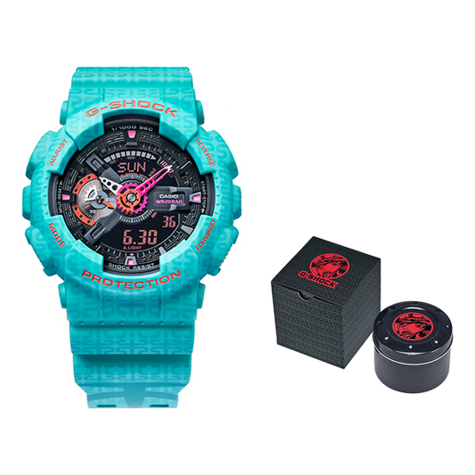 CASIOG-Shock Analog-Digital 'Green Blue'