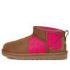 UGG(WMNS)  Classic Ultra Mini Broken Logo 'Chestnut Pink'