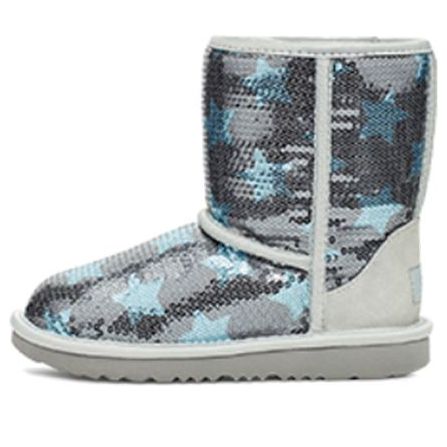 UGG(PS)  Classic Short ll Sequin Star Denim Blue