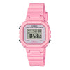 CASIOMinimalistic Temperament Small Cube Waterproof Led Lights Resin Strap Waterproof Watch Pink Digital