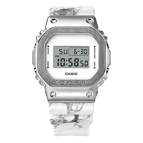 CASIOG-Shock Square 'White SIlver'
