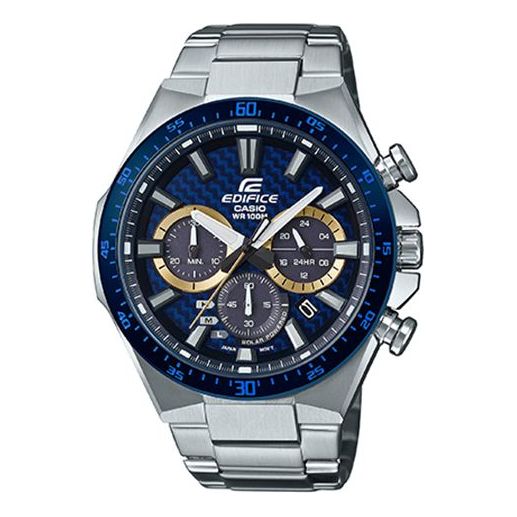 CASIOCasio Edifice Analog Watch 'Silver Sapphire Crystal Blue'