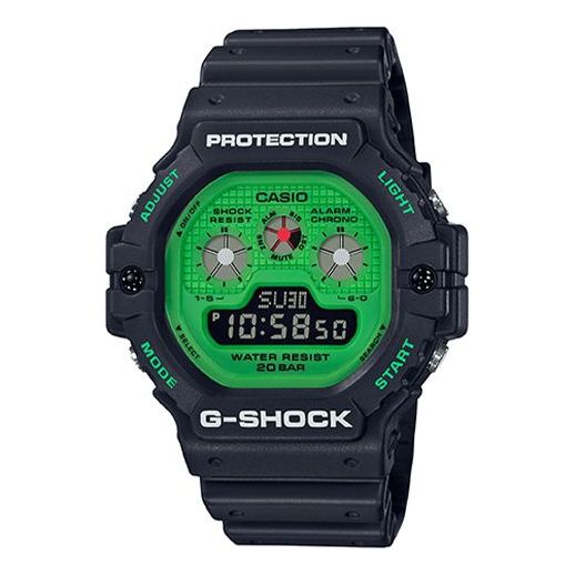 CASIOG-Shock Digital 'Black Green'