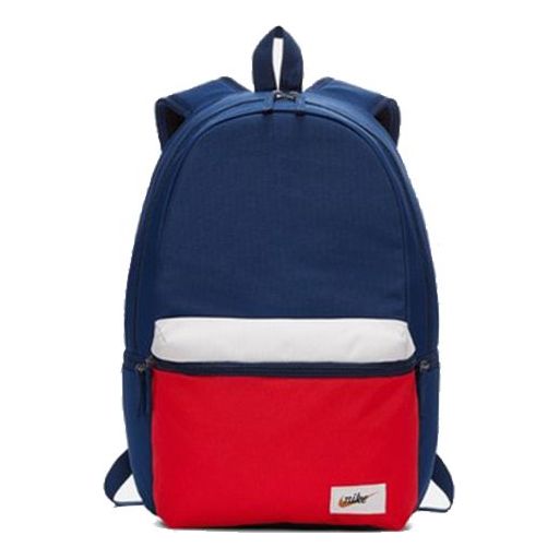 NikeSportswear Heritage Backpack 'Navy Red'