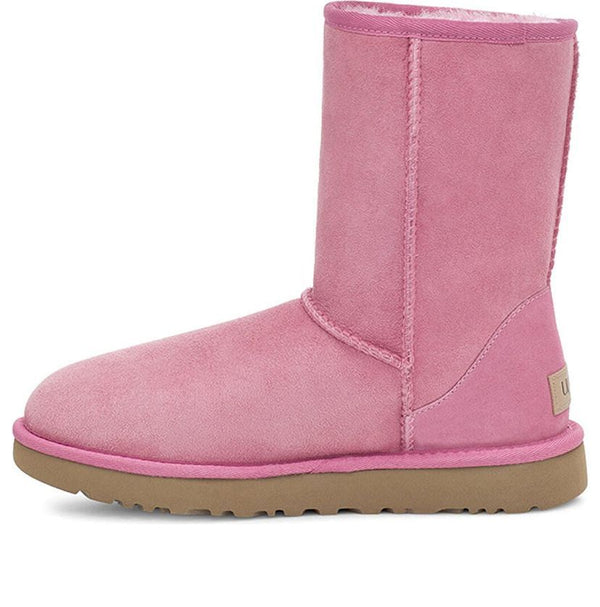 UGG(WMNS)  Classic Short II Boot Cozy Stay Warm Pink Red Fleece Lined