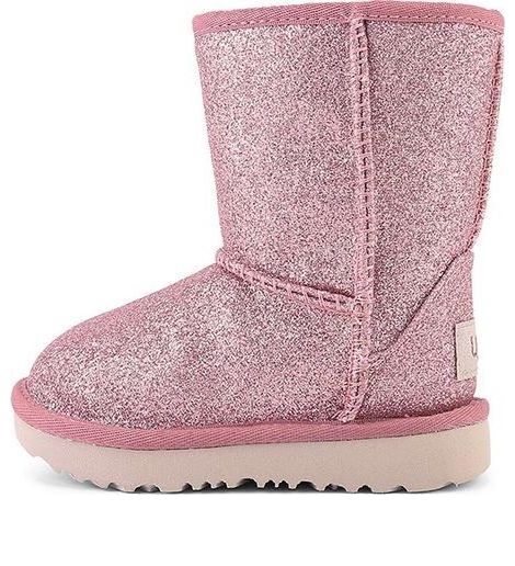 UGGClassic Short II Glitter (Big Kids) Pink