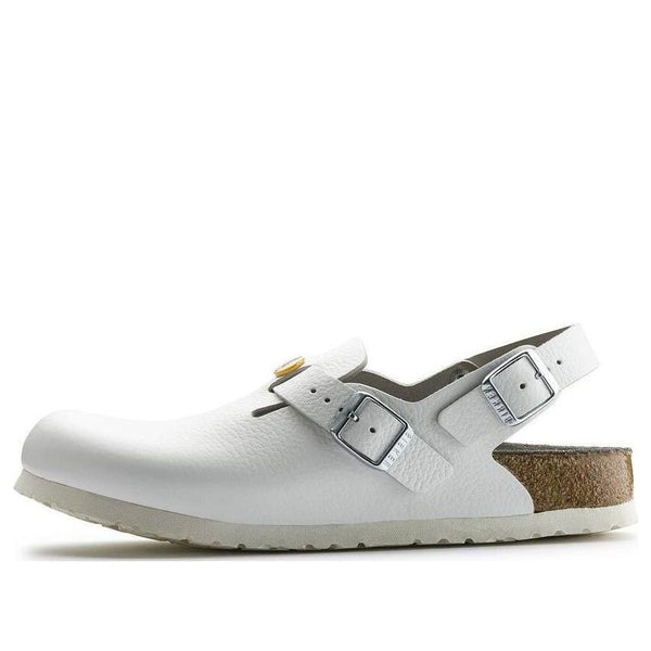 BirkenstockTokio ESD Natural Leather Sandals 'White'